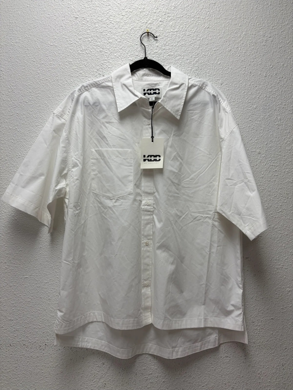 Womens Short-Sleeve Button-Down Shirt Size Medium & Large Available #726-727